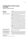 The natural history of breast carcinoma in the elderly