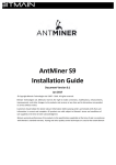 AntMiner S9 Installation Guide