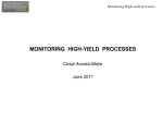 Monitoring High-yield processes