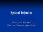 Spinal Immobilization - Clear Lake Emergency Medical Corps