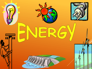 ENERGY is…