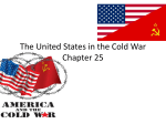 The United States in the Cold War Chapter 25