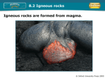8.2 Igneous rocks