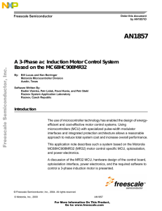 A 3-Phase ac Induction Motor Control System Based on the