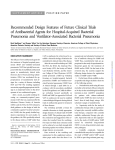 Recommended Design Features of Future Clinical Trials