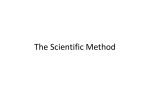 The Scientific Method (Powerpoint)