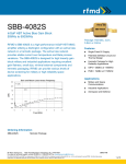 RFMD Datasheet Template