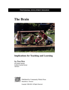 The Brain: Implications for Teaching and Learning