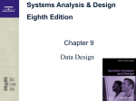 Data Design Concepts Overview of Database Systems