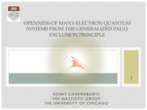 OPENNESS OF MANY-ELECTRON QUANTUM SYSTEMS FROM