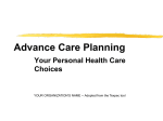Central West Advance Care Planning Teaching Tool