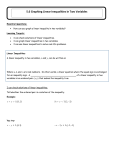 5.6 Graphing Linear Inequalities in Two Variables