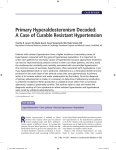 Primary Hyperaldosteronism Decoded: A Case of