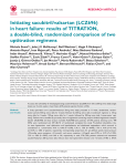 Initiating sacubitril/valsartan (LCZ696) in heart failure: results of