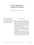 Seven Challenges in Parallel SAT Solving
