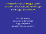 Bragg`s second law.
