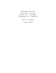 Homework Set #2 Math 440 – Topology Topology by J. Munkres