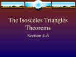 Analyzing Isosceles Triangles