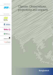 Climate: Observations, projections and impacts