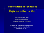 TB Cases Tennessee, 2007-2011