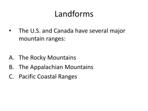 Landforms