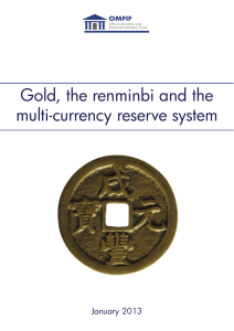 Gold, the renminbi and the multi