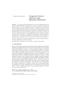 Categorical Abstract Algebraic Logic: Equivalent Institutions
