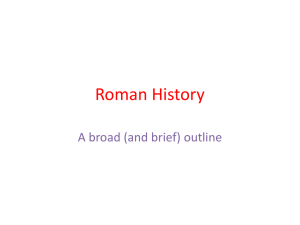 Roman History - Bishop Ireton