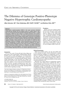 The Dilemma of Genotype Positive