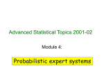 Probabilistic expert systems