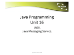 Java Programming Unit 16
