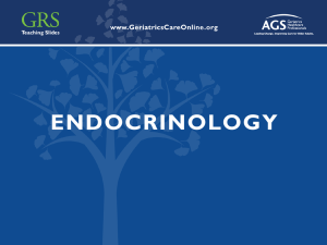 Endocrinology.GRS9 - Geriatrics Care Online