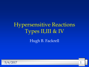 Hypersensitivity