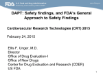 DAPT: Safety findings, and FDA`s General Approach to