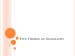 Five Themes of Geography - Phoenix Union High School District