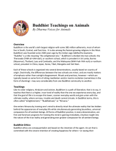Buddhist Teachings on Animals
