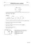 AP Physics Unit 9: Circuits – Test Review