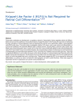 Krüppel-Like Factor 4 (KLF4) Is Not Required for Retinal Cell