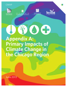 Primary Impacts of Climate Change in the Chicago Region