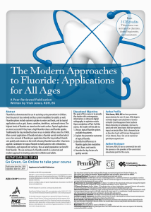 The Modern Approaches to Fluoride: Applications for All