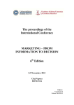 The proceedings of the International Conference MARKETING