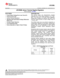 LM120QML Series 3-Terminal Negative