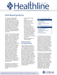 Short Bowel Syndrome - Coram CVS Specialty Infusion Services