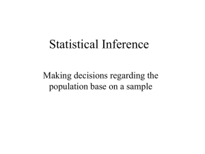 Statistical Inference