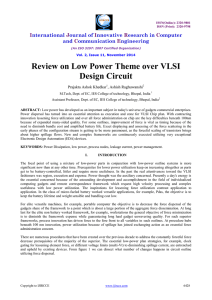 Review on Low Power Theme over VLSI Design Circuit