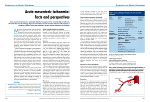 Acute mesenteric ischaemia: facts and perspectives