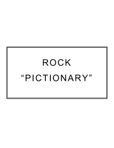 rock “pictionary”