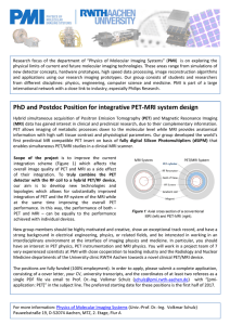 PhD and Postdoc Position for integrative PET-MRI - NSS