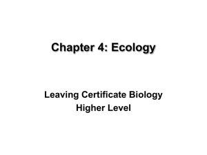 Ecology - leavingcertbiology.net