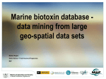 Mathew Rogers - Marine biotoxin database